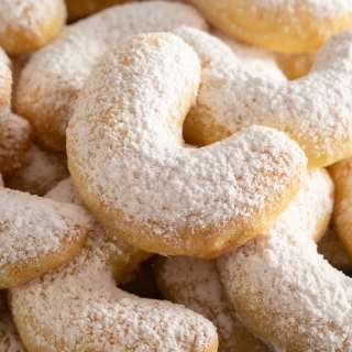 Orange Crescent Cookies