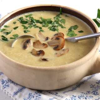 Healthy Mushroom Soup (No Cream)
