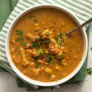 Cauliflower Chicken Soup