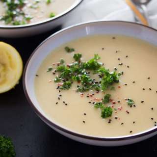 Creamy Kohlrabi Soup with Potatoes (German Recipe)