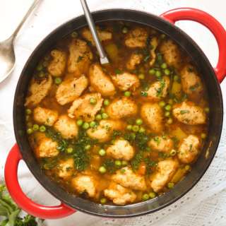 Vegetarian Dumpling Soup (with Vegetables)