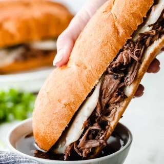 Slow Cooker French Dip Sandwich (Melt in Your Mouth!)