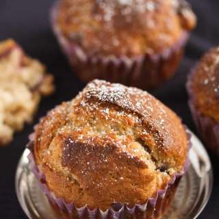 Tender Plum Muffins (with Yogurt and Cinnamon)