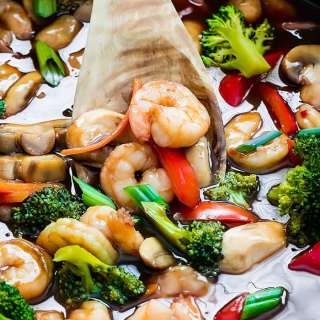 Wonton Shrimp Stirfry