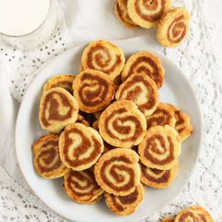 German Walnut Marzipan Cookies