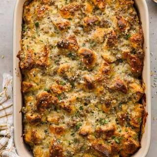 Everything Bagel Breakfast Casserole
