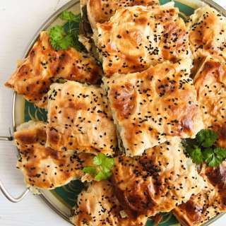 Turkish Spinach Pie - Spinach Borek