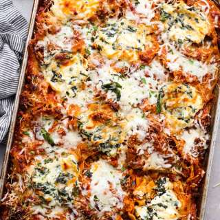 Easy Sheet Pan Lasagna