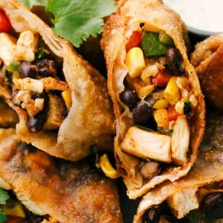 The Best Southwest Chicken Egg Rolls