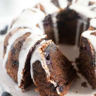 Blueberry Bundt Cake with Sour Cream
