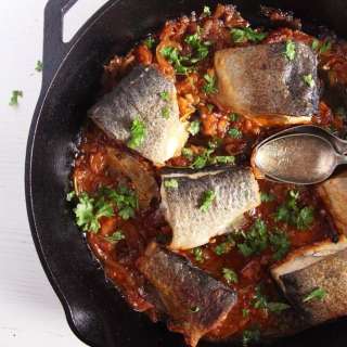 Stewed Trout (in Tomato Sauce)