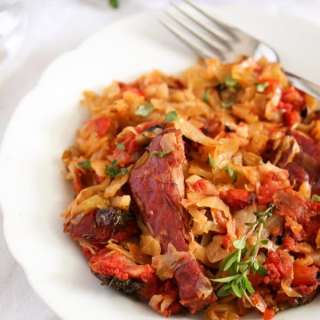Ribs and Cabbage