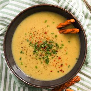 Instant Pot Potato Leek Soup