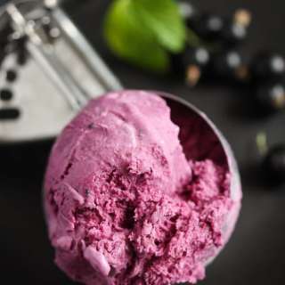 Black Currant Ice Cream (No-Churn)