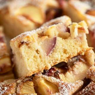 Peach Sour Cream Cake