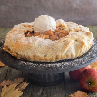 Easy Caramel Apple Galette