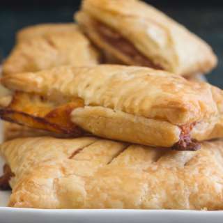 Italian Savory Stuffed Puff Pastry Pockets