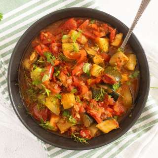 Easy Zucchini Stew (Mediterranean-Style)