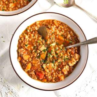 Hearty Turkey Lentil Soup
