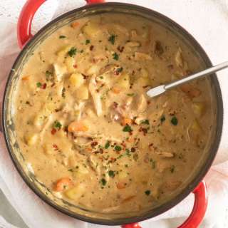 The Best Turkey Potato Soup