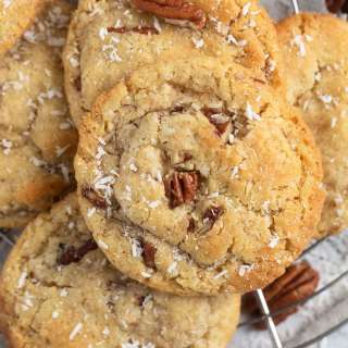 The Best Coconut Pecan Cookies
