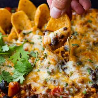 Beef Enchilada Dip