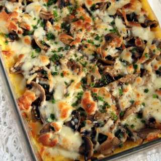 Mushroom Polenta Casserole