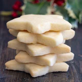 3 Ingredient Shortbread Cookies