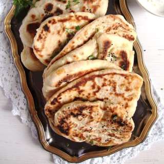 Afghan Naan Bread with Yogurt