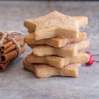 Cinnamon Shortbread Cookies