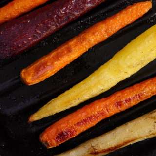 Simple Roasted Whole Carrots