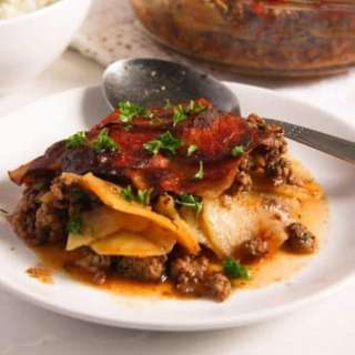 Romanian Potato Moussaka