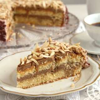 Polish Coffee Cake (with Almonds)