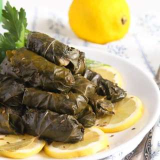 Fish Stuffed Vine Leaves