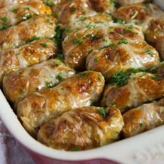 Vegan Stuffed Cabbage Rolls