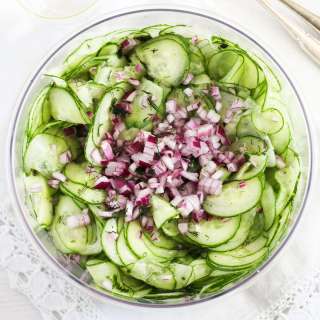 Oil and Vinegar Cucumber Salad