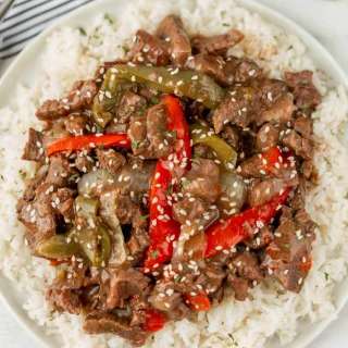 Instant Pot Chinese Pepper Steak recipe