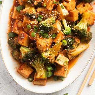 Broccoli and Tofu Sweet Sour