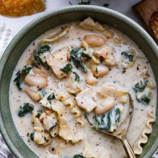 White Lasagna Soup