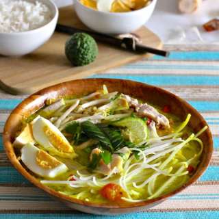 Soto Ayam (Indonesian Chicken Noodle Soup)
