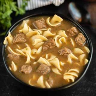 Slow Cooker Steak Soup Recipe