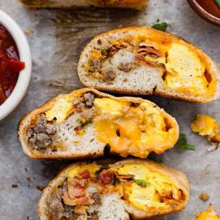 Breakfast Stromboli