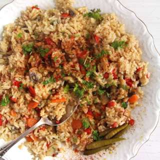 Romanian Rice – Vegetable Pilaf