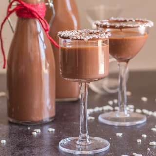 Homemade Creamy Nutella Liqueur