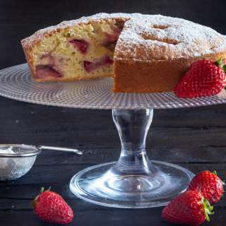Homemade Strawberry Cake