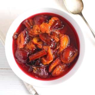 Stewed Plums