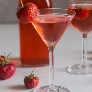 Homemade Strawberry Liqueur 2 Ways