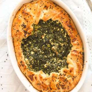 Easy Puff Pastry Spanakopita