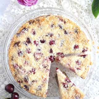 Coconut and Cherry Cake