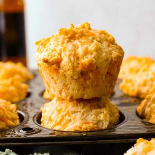 Cheesy Beer Bread Muffins